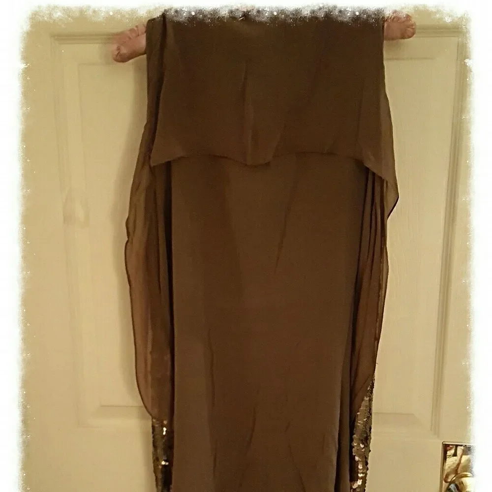💥 GOLD HAWK SLEEVELESS DRESSY TOP💥 - Picture 7 of 7